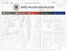 Tablet Screenshot of birzai.lt